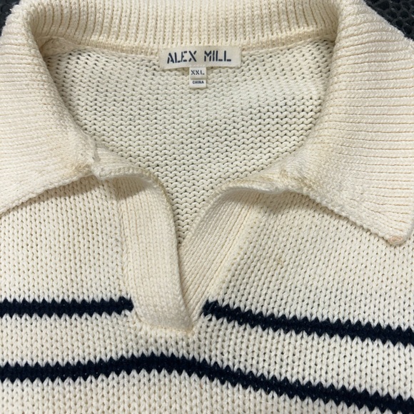 Alex Mill Jacques Striped Pullover Sweater XXL - Picture 4 of 4